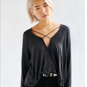 Silence & Noise/Urban Outfitters Black Top